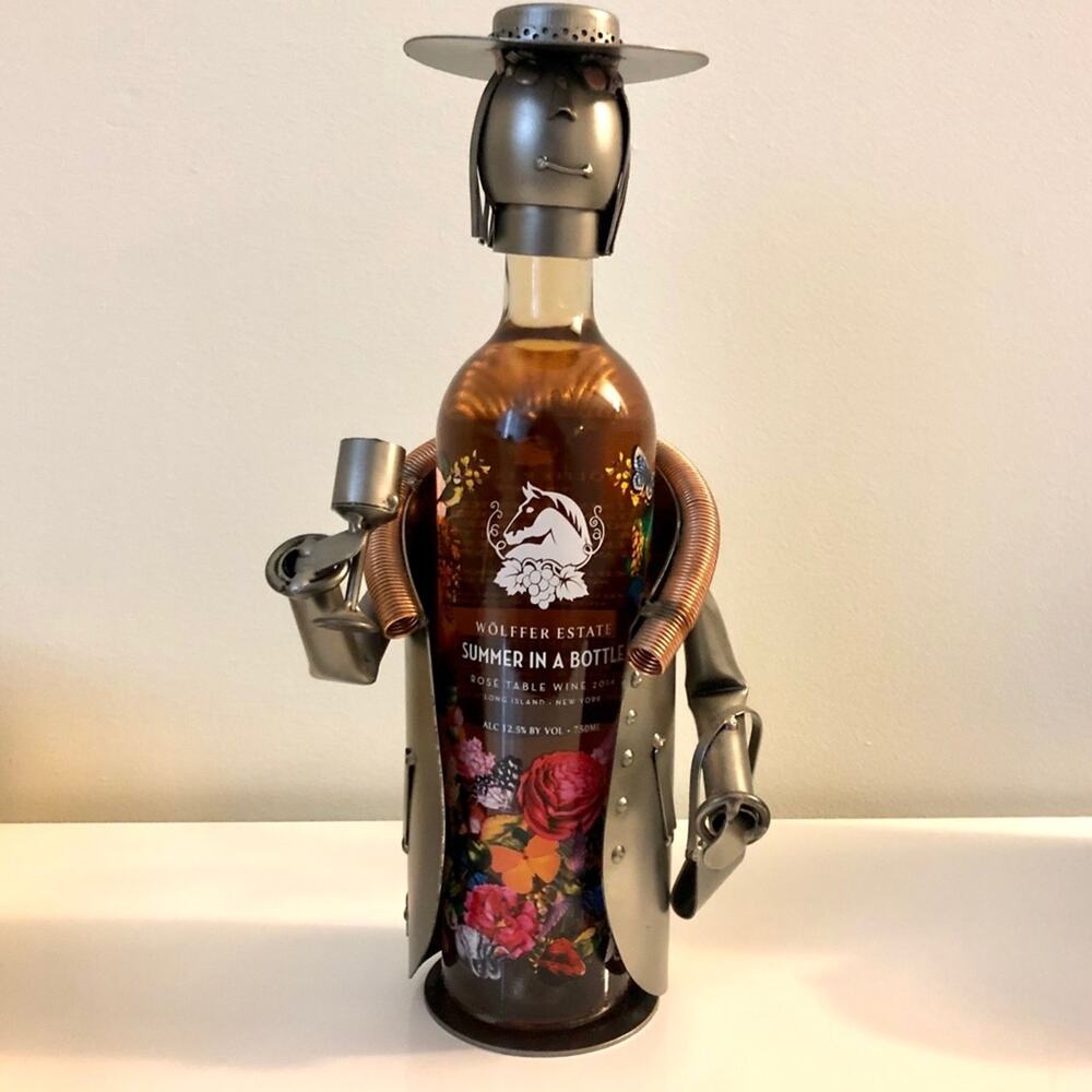 H&K Steel Sculpture Wine Bag Lady